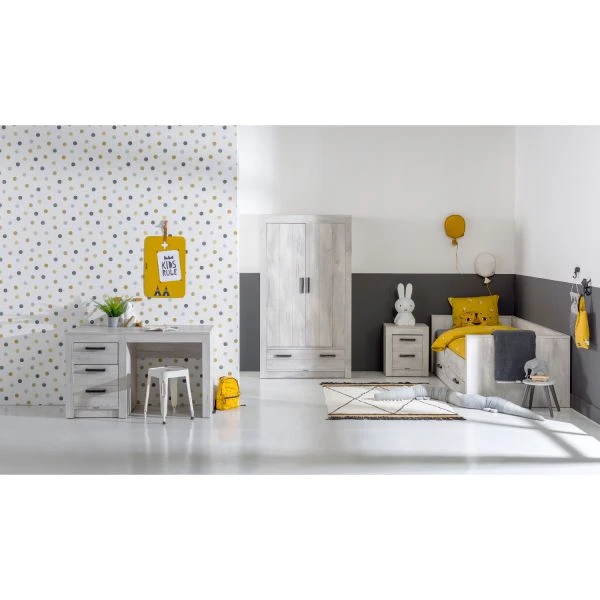 Kinderkamer Sem Nautic Grijs - Bedbank - Bureau 2 Kinderkamer Sem Nautic Grijs - Bedbank - Bureau - Afbeelding 2