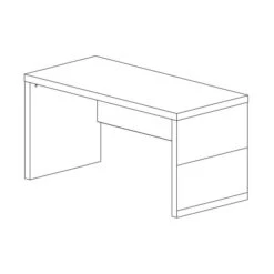 Vipack Lara Bureau Wit -Babyproductenwinkel vipack lara bureau wit tekening 61ca