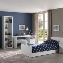 Vipack Robin Bed Wit 90 X 200 Cm -Babyproductenwinkel vipack robin wit kamer c12f