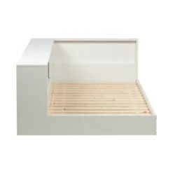 Woood Connect Hoekbed Wit 90 X 200 Cm -Babyproductenwinkel woood connect hoekbed wit 3 1cc7