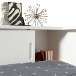 Woood Connect Hoekbed Wit 90 X 200 Cm -Babyproductenwinkel woood connect hoekbed wit sfeer 1 0711